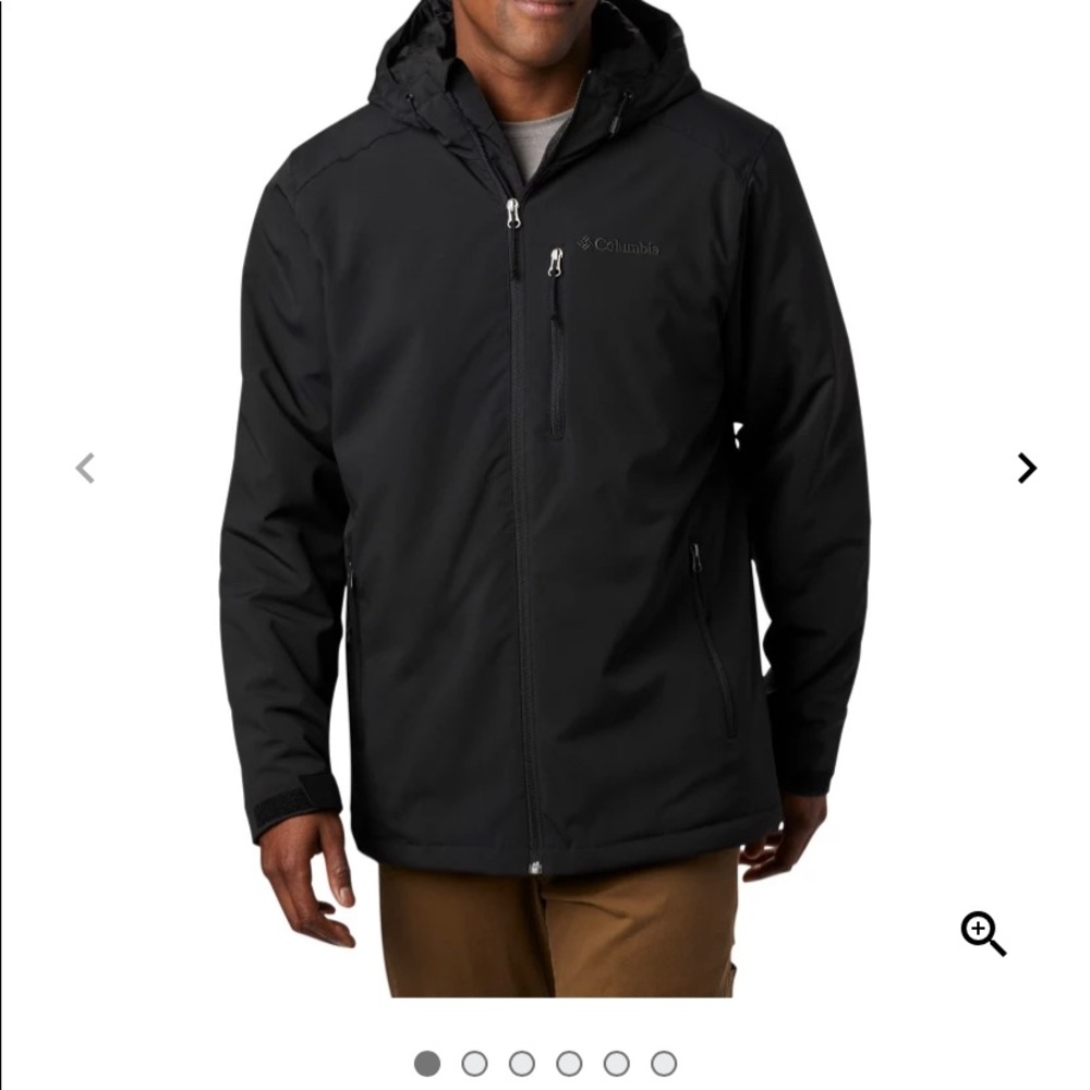 Columbia Gate Racer Soft Shell Insulated Jacket. Size XL